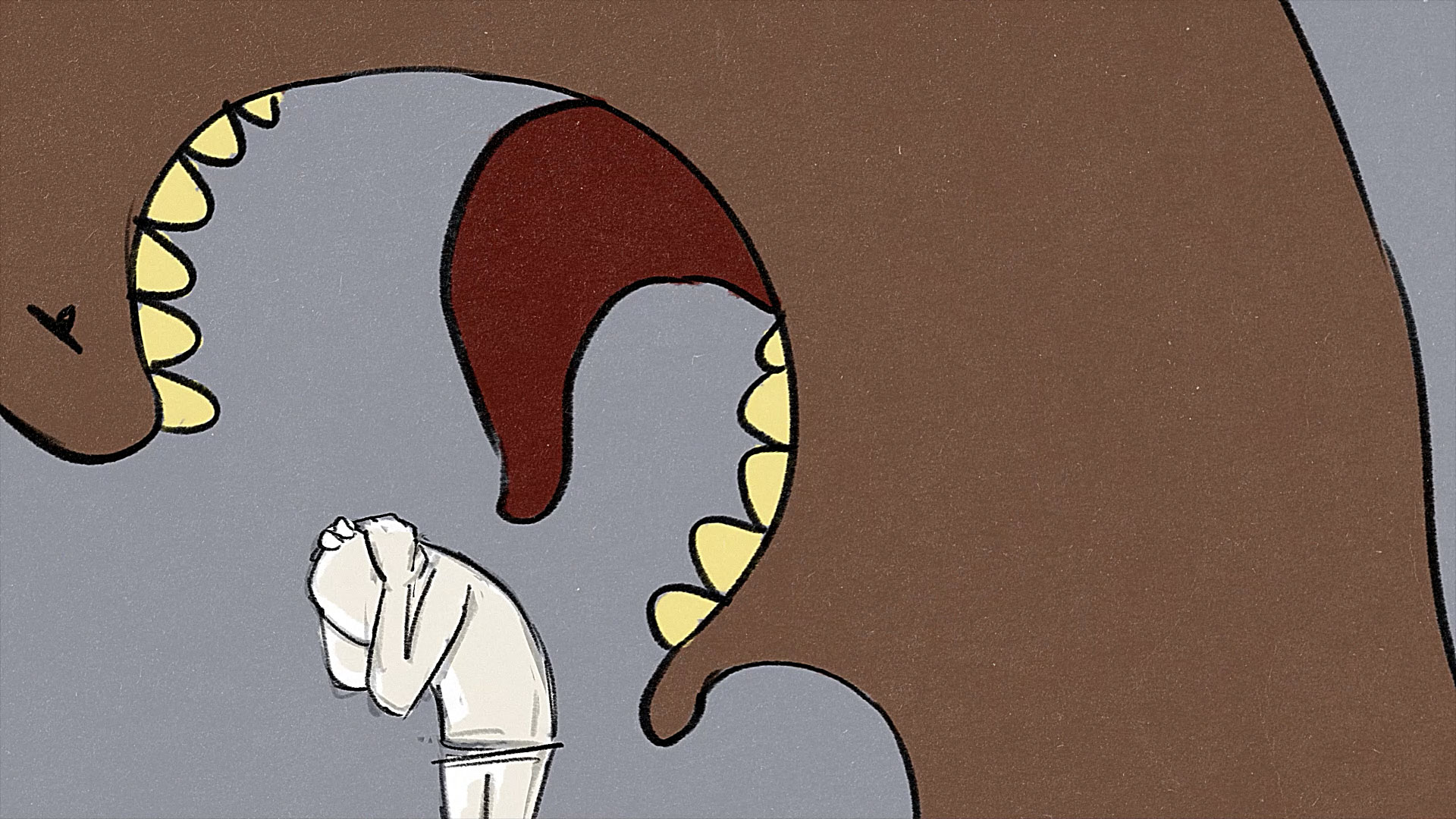 screenshot from the My Quit Route animation for Somerset Council's quit smoking drive