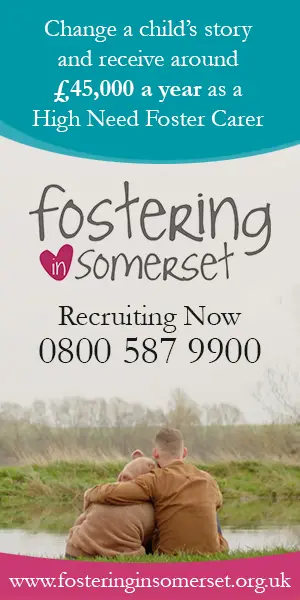 Fostering in Somerset half-page digital banner