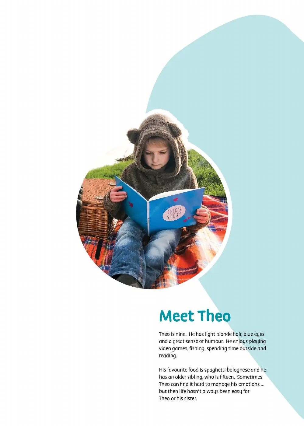 Opening page from the Fostering in Somerset brochure