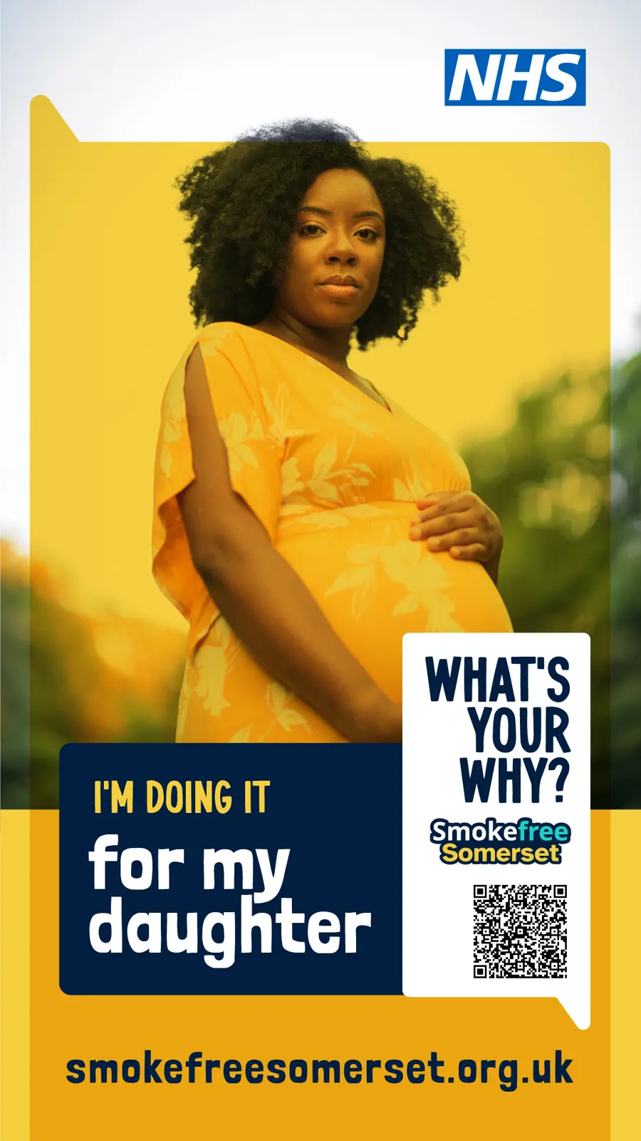 What's Your Why outdoor campaign: I'm doing it for my daughter