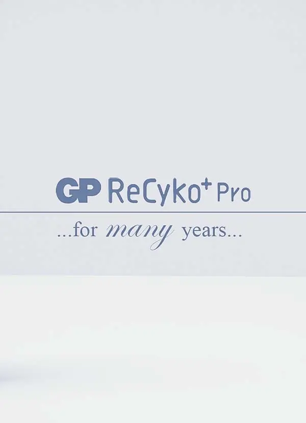 Christmas campaign scene featuring the GP Batteries robot